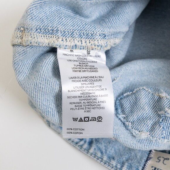 Free People Wide Leg Jeans Carpenter Light Wash High Waist Relaxed Utility NEW - Picture 16 of 16